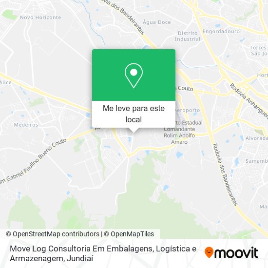 Move Log Consultoria Em Embalagens, Logística e Armazenagem mapa