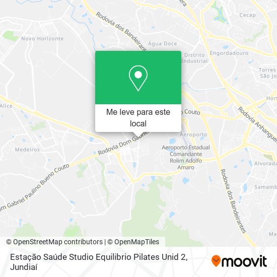 Estação Saúde Studio Equilibrio Pilates Unid 2 mapa