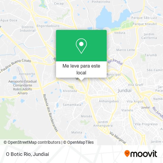 O Botic Rio mapa