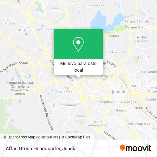 Affari Group Headquarter mapa