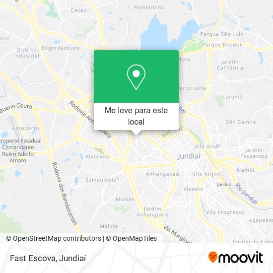 Fast Escova mapa