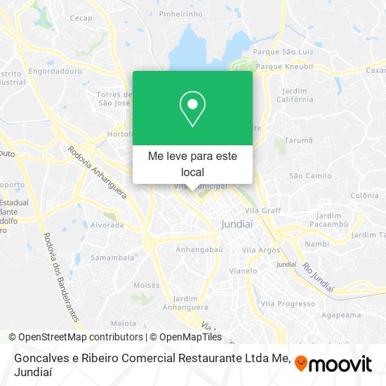 Goncalves e Ribeiro Comercial Restaurante Ltda Me mapa
