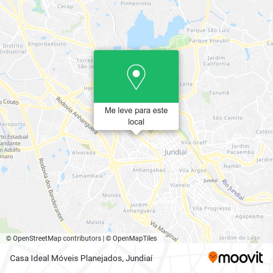 Casa Ideal Móveis Planejados mapa