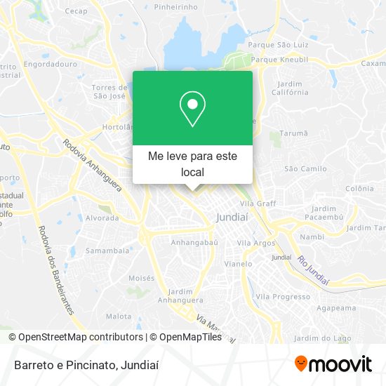 Barreto e Pincinato mapa