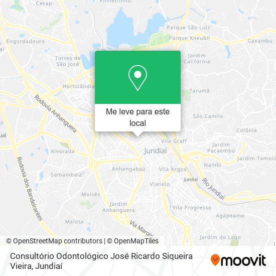 Consultório Odontológico José Ricardo Siqueira Vieira mapa