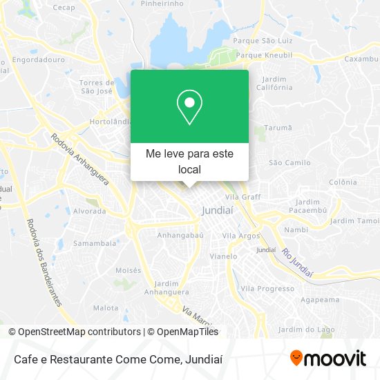 Cafe e Restaurante Come Come mapa