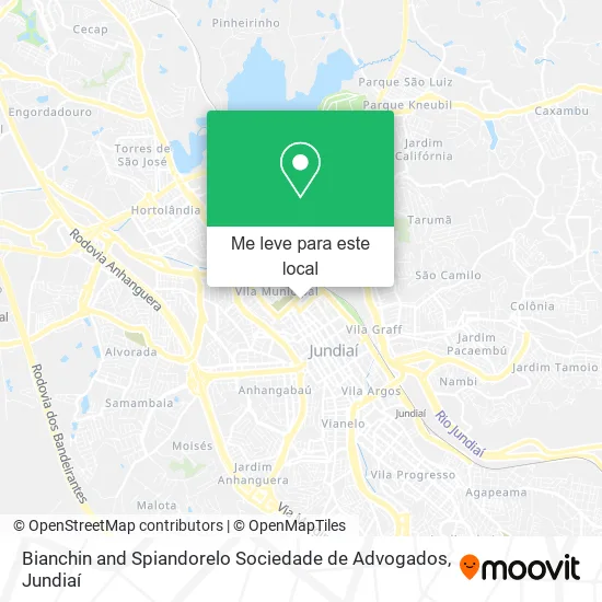 Bianchin and Spiandorelo Sociedade de Advogados mapa