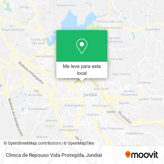 Clinica de Repouso Vida Protegida mapa