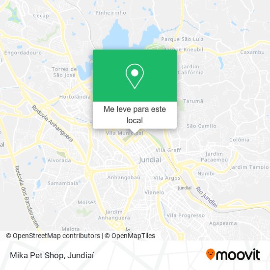 Mika Pet Shop mapa