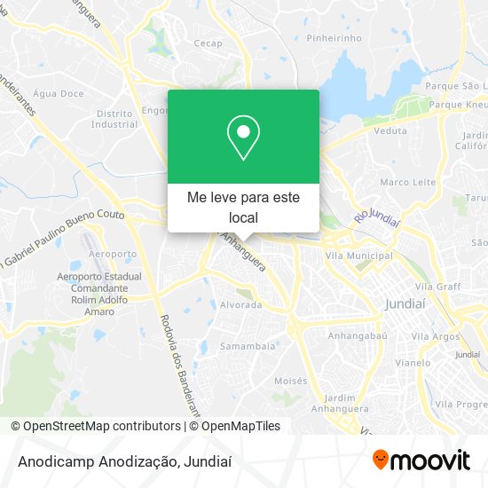 Anodicamp Anodização mapa