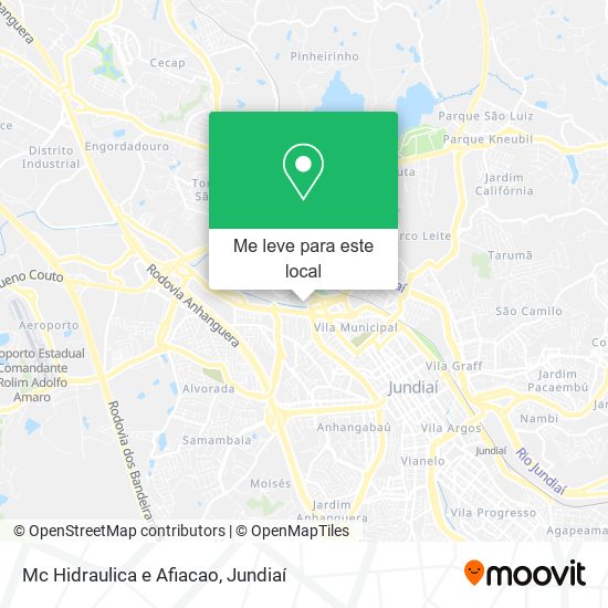 Mc Hidraulica e Afiacao mapa
