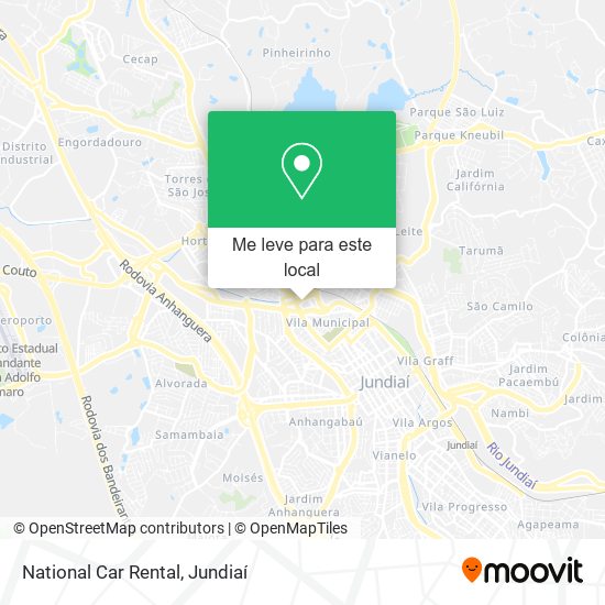 National Car Rental mapa