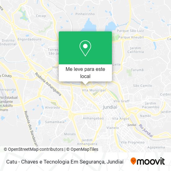 Catu - Chaves e Tecnologia Em Segurança mapa