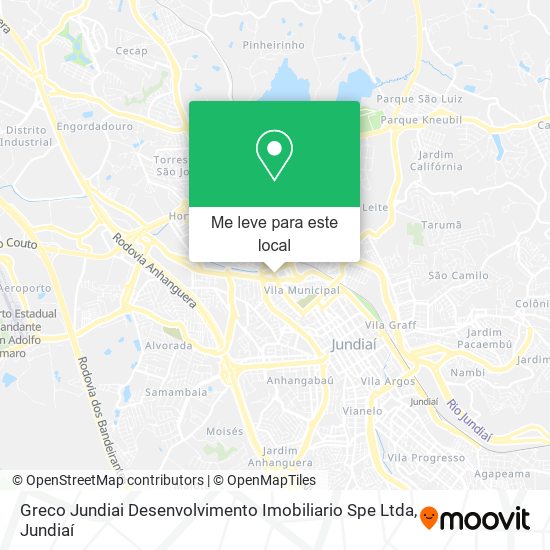 Greco Jundiai Desenvolvimento Imobiliario Spe Ltda mapa