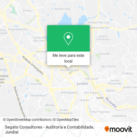 Segato Consultores - Auditoria e Contabilidade mapa