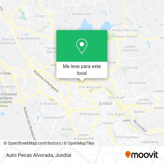 Auto Pecas Alvorada mapa