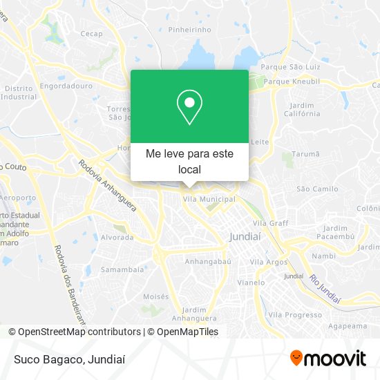 Suco Bagaco mapa