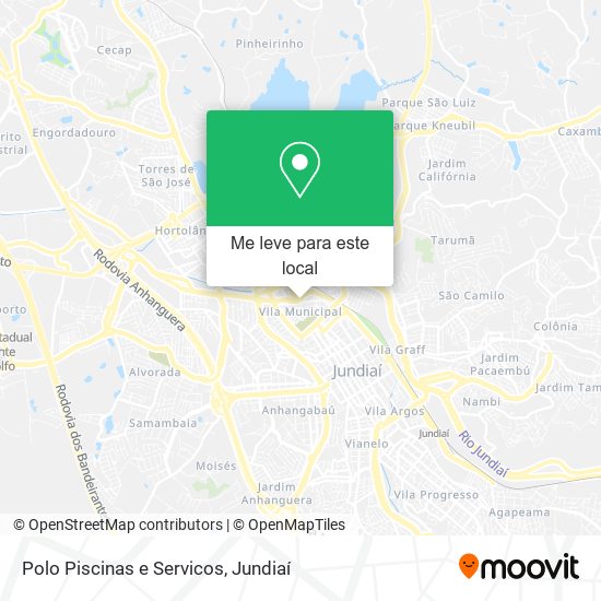 Polo Piscinas e Servicos mapa