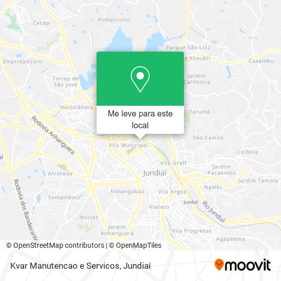 Kvar Manutencao e Servicos mapa