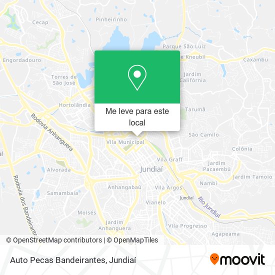 Auto Pecas Bandeirantes mapa