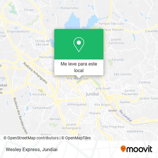 Wesley Express mapa