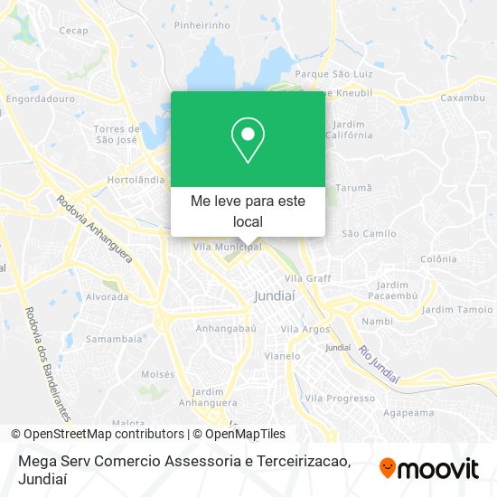 Mega Serv Comercio Assessoria e Terceirizacao mapa