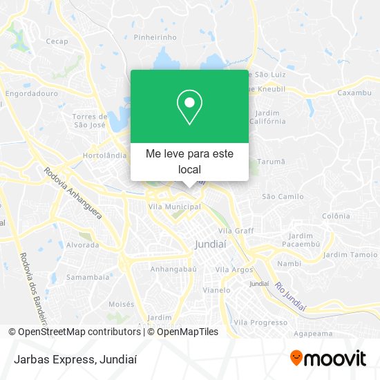 Jarbas Express mapa