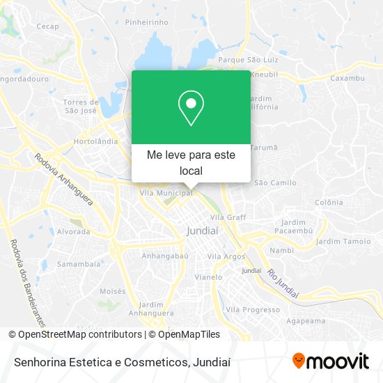 Senhorina Estetica e Cosmeticos mapa
