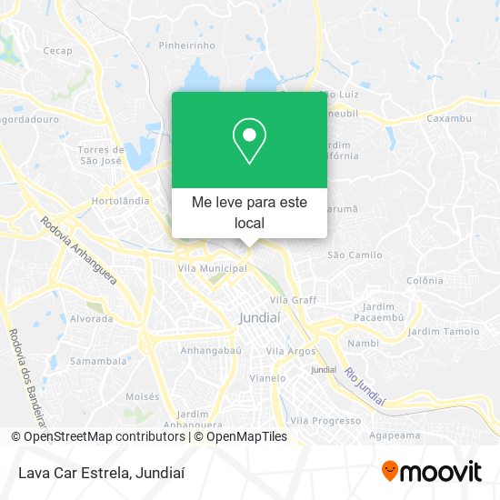 Lava Car Estrela mapa