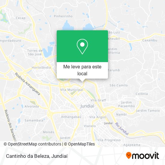 Cantinho da Beleza mapa