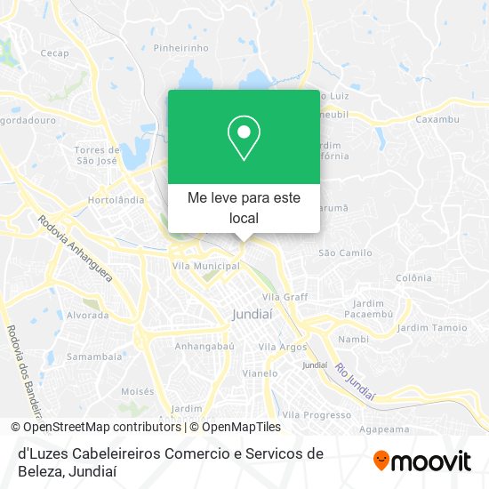 d'Luzes Cabeleireiros Comercio e Servicos de Beleza mapa