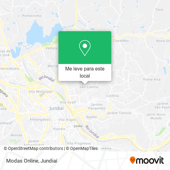 Modas Online mapa