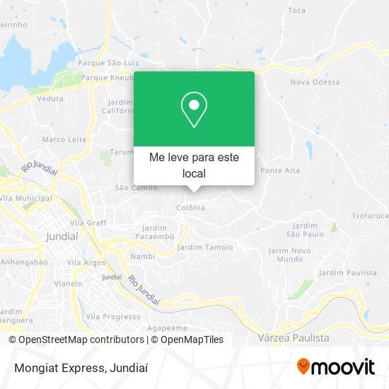 Mongiat Express mapa