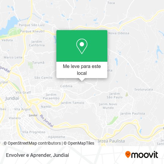 Envolver e Aprender mapa