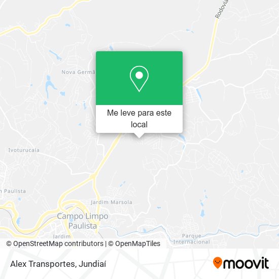 Alex Transportes mapa