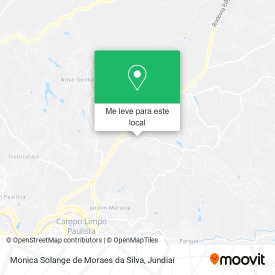 Monica Solange de Moraes da Silva mapa