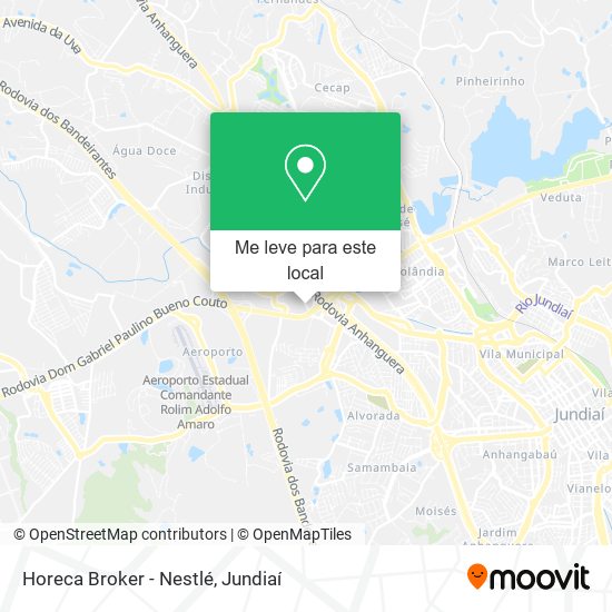 Horeca Broker - Nestlé mapa