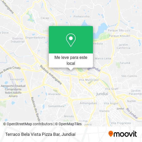 Terraco Bela Vista Pizza Bar mapa
