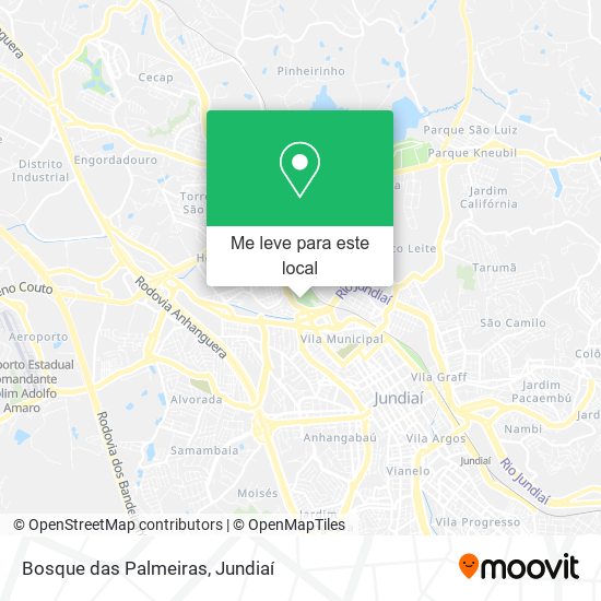 Bosque das Palmeiras mapa