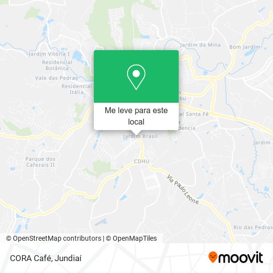 CORA Café mapa
