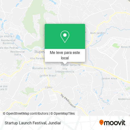Startup Launch Festival mapa