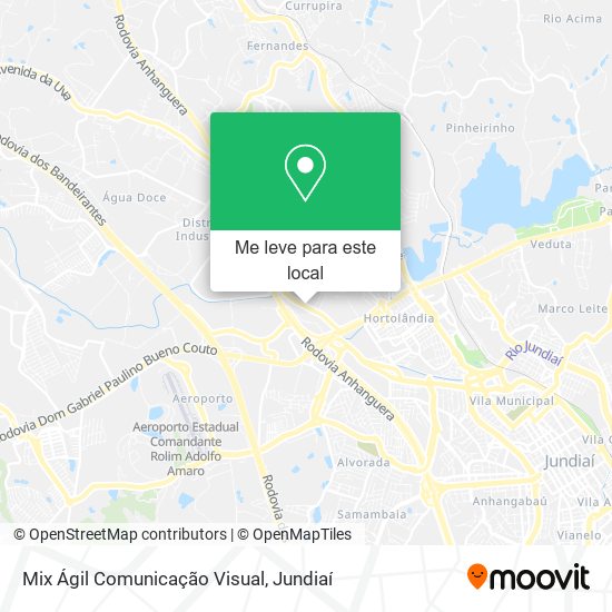Mix Ágil Comunicação Visual mapa