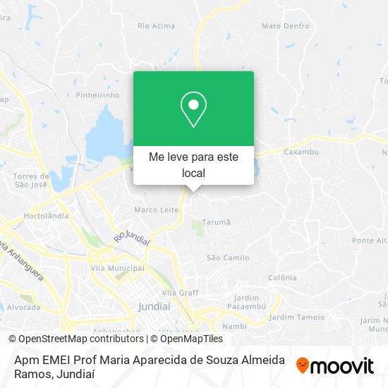 Apm EMEI Prof Maria Aparecida de Souza Almeida Ramos mapa