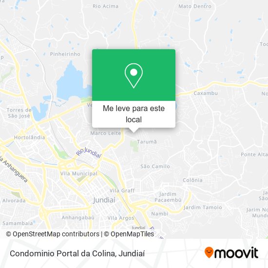 Condominio Portal da Colina mapa