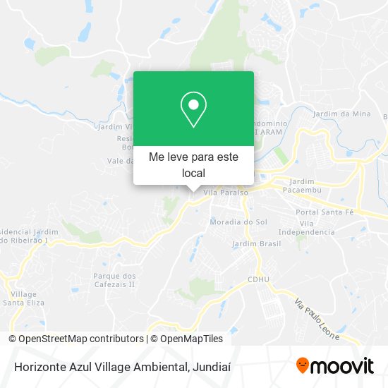 Horizonte Azul Village Ambiental mapa