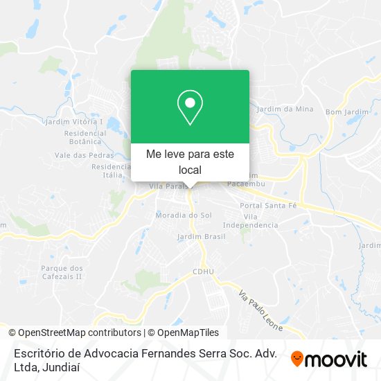 Escritório de Advocacia Fernandes Serra Soc. Adv. Ltda mapa