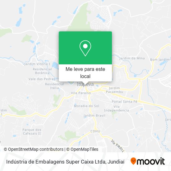 Indústria de Embalagens Super Caixa Ltda mapa