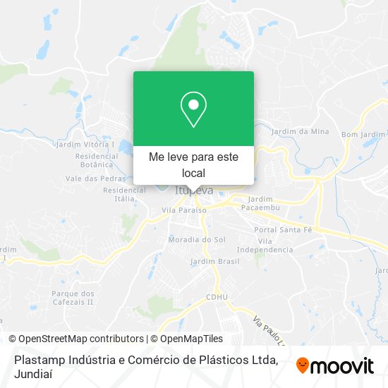Plastamp Indústria e Comércio de Plásticos Ltda mapa