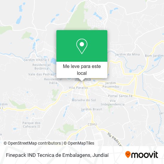 Finepack IND Tecnica de Embalagens mapa