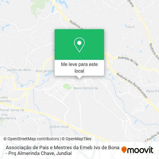 Associação de Pais e Mestres da Emeb Ivo de Bona - Prq Almerinda Chave mapa